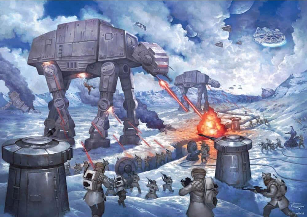 The Battle Of Hoth - Schmidt puzzle collectible - Main Image 2