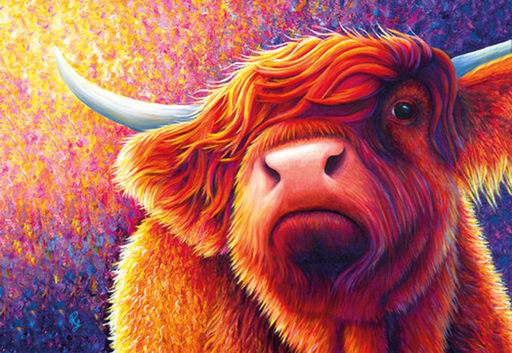 Highland Cow - Wentworth Wooden Puzzles puzzle collectible - Main Image 2