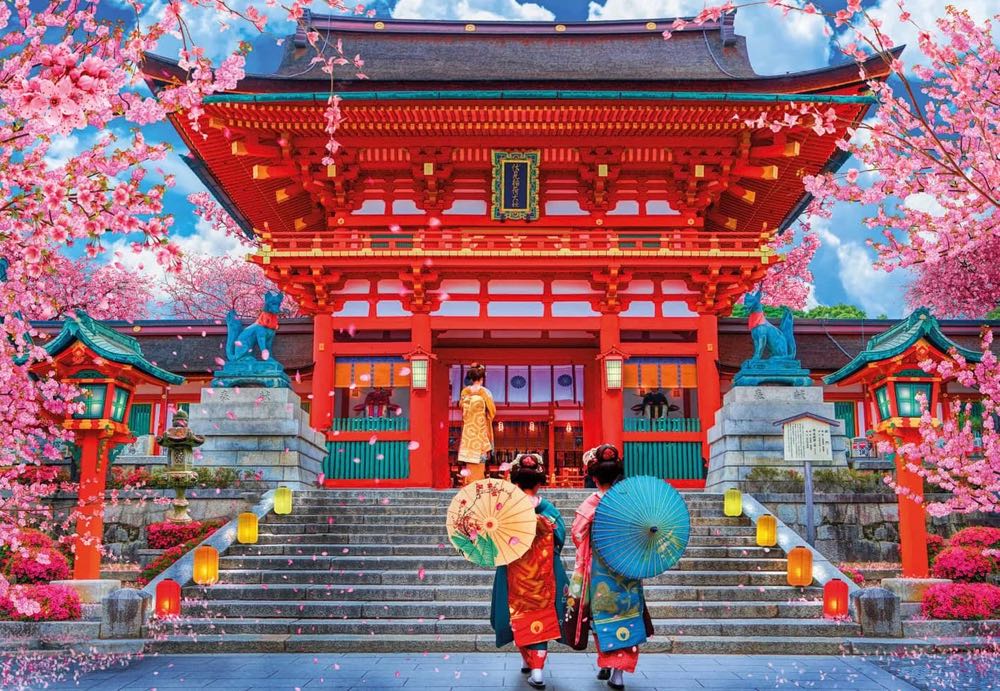 Spring Sakura - Wentworth Wooden Puzzles puzzle collectible [Barcode 6050265358792] - Main Image 2