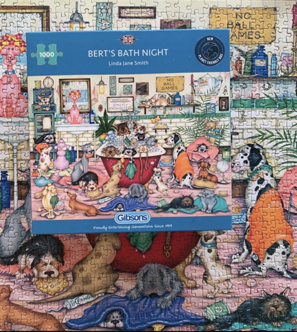 Bert’s Bath Night (V) NFT - Stephanie - Gibsons puzzle collectible [Barcode 5012269035537] - Main Image 4