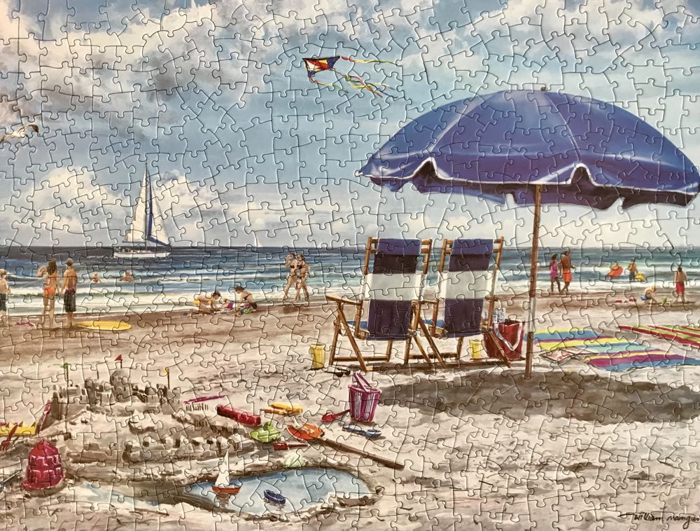 Fun In The Sun - Heritage Puzzle Inc puzzle collectible [Barcode 654497505298] - Main Image 2