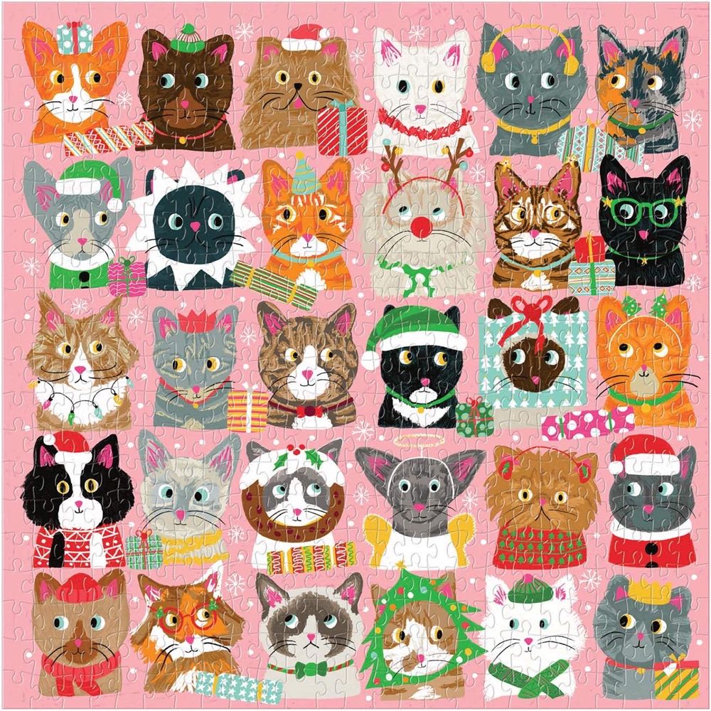 Festive Furballs- GONE - Mudpuppy puzzle collectible - Main Image 2