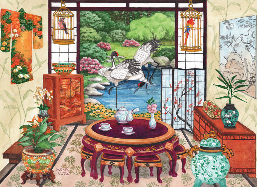 Japanese Tea Room - Bits & Pieces puzzle collectible - Main Image 2