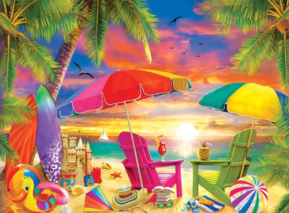 Seaside Afternoon - MasterPieces puzzle collectible - Main Image 2