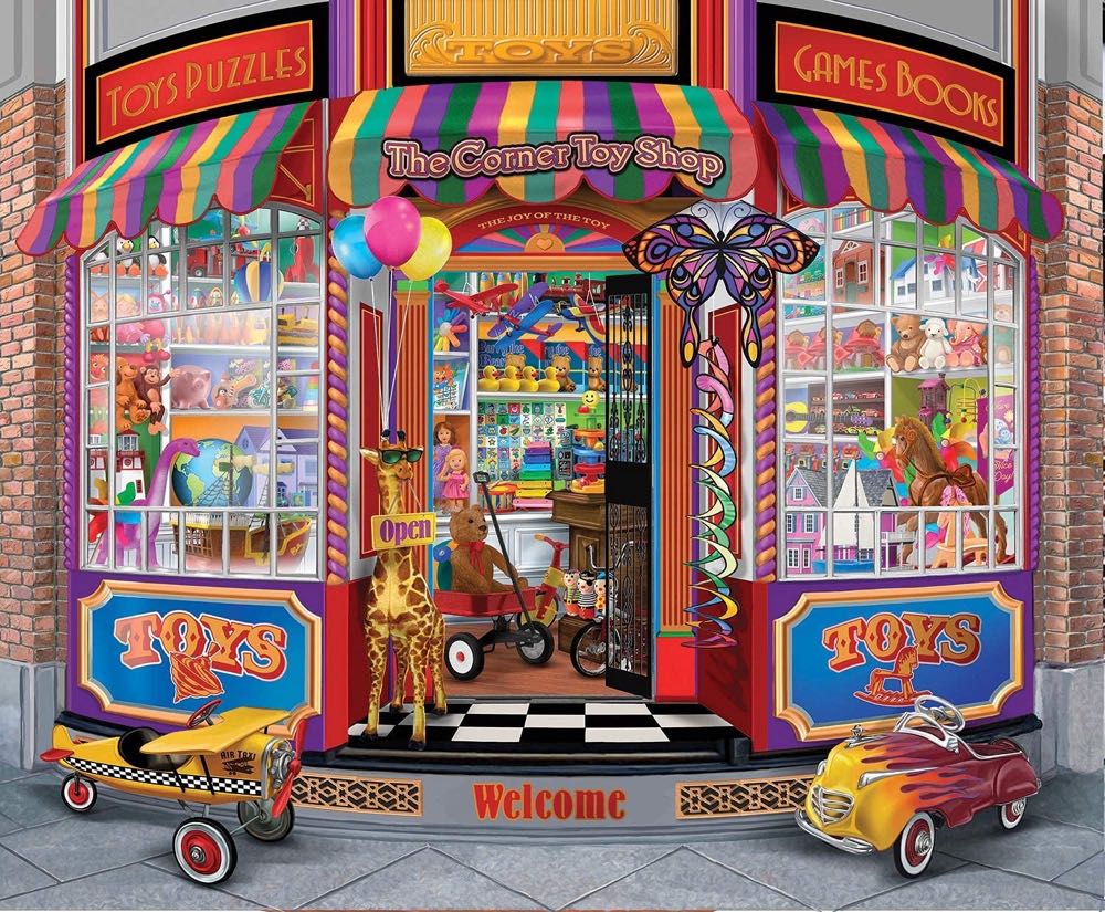 The Corner Toy Store - SunsOut puzzle collectible - Main Image 2