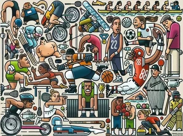 Athletic Fit - Ravensburger Completed puzzle collectible - Main Image 2