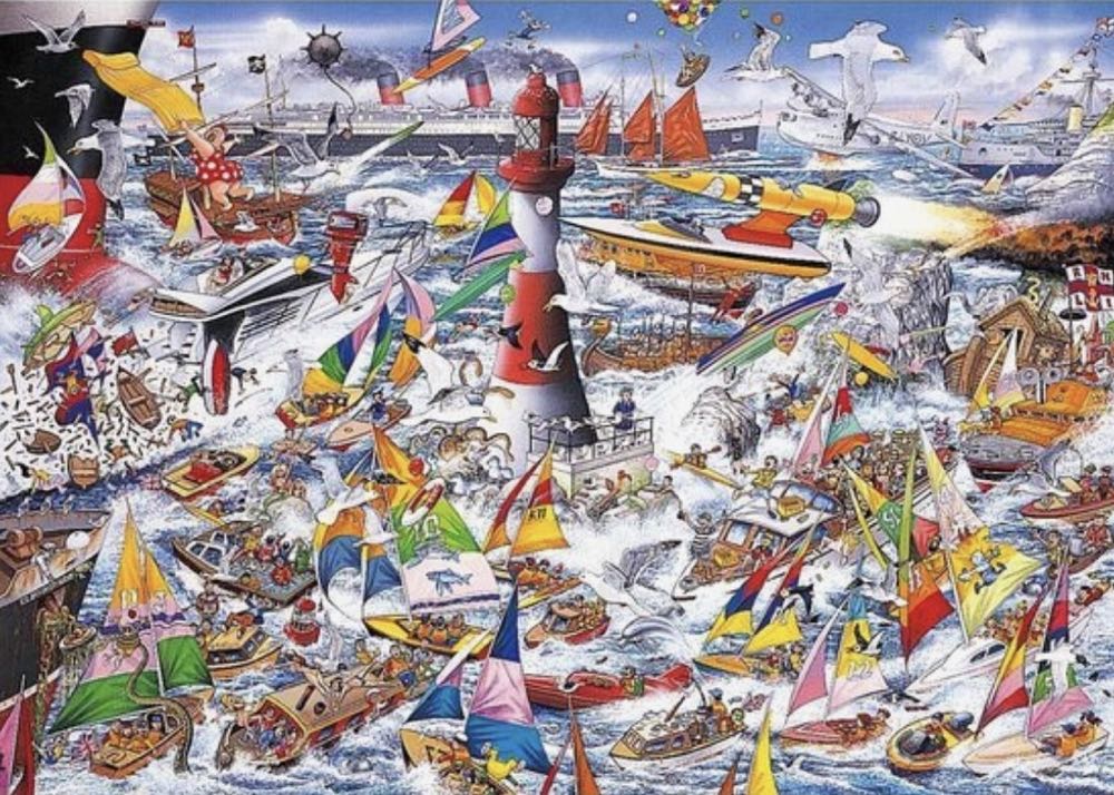 I ❤️ Boats - Gibsons 🇬🇧 puzzle collectible [Barcode 5012269005912] - Main Image 2