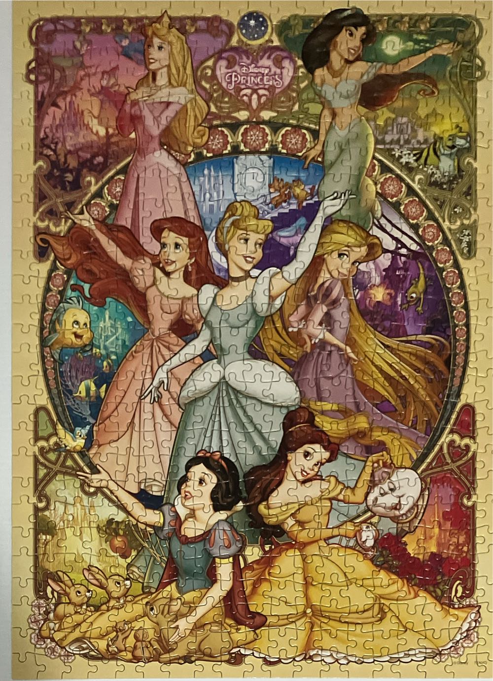 Beautifully Blooming Maiden - Disney Princess - Tenyo puzzle collectible [Barcode 4905823946572] - Main Image 2