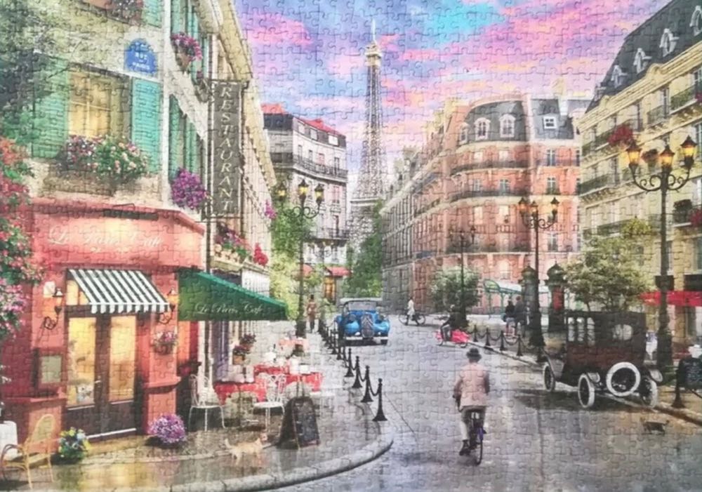 Street to the Eiffel Tower - Schmidt Puzzle puzzle collectible [Barcode 4001504583873] - Main Image 3