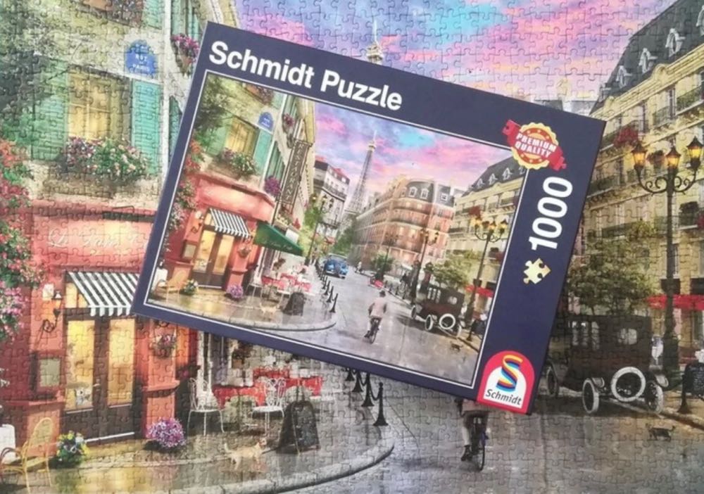 Street to the Eiffel Tower - Schmidt Puzzle puzzle collectible [Barcode 4001504583873] - Main Image 4