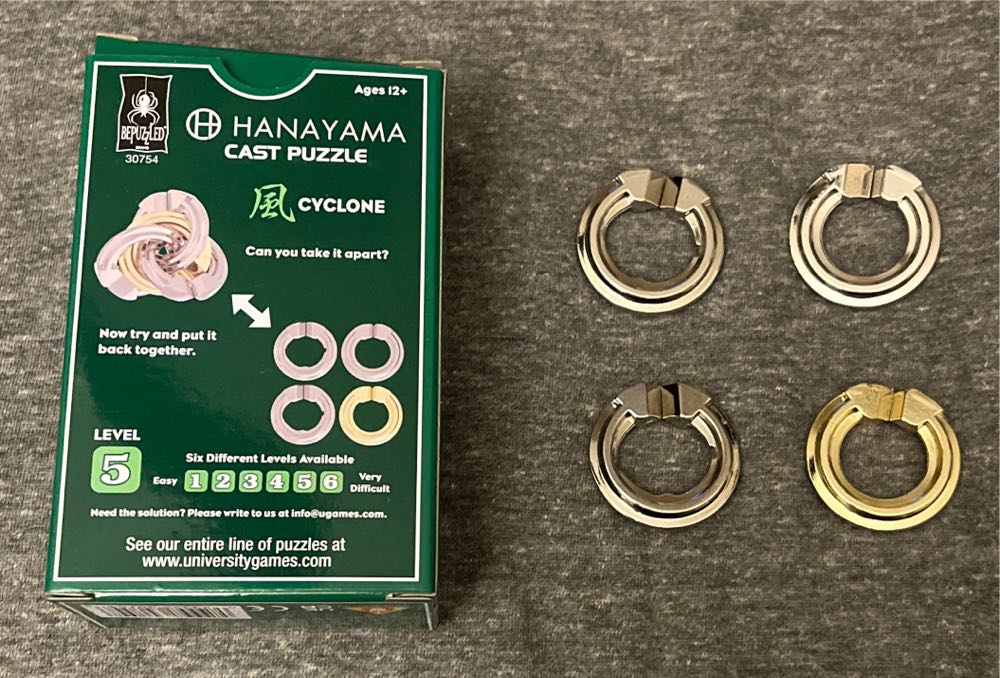 Hanayama CYCLONE Lvl 5  puzzle collectible [Barcode 023332307548] - Main Image 2