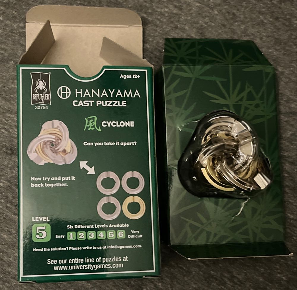 Hanayama CYCLONE Lvl 5  puzzle collectible [Barcode 023332307548] - Main Image 3