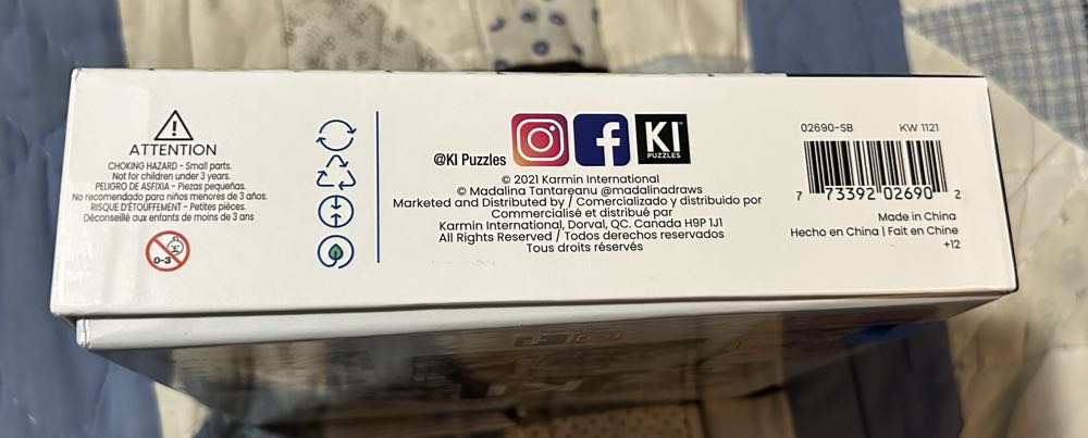 Midnight In San Francisco - KI Puzzles puzzle collectible [Barcode 773392026902] - Main Image 2