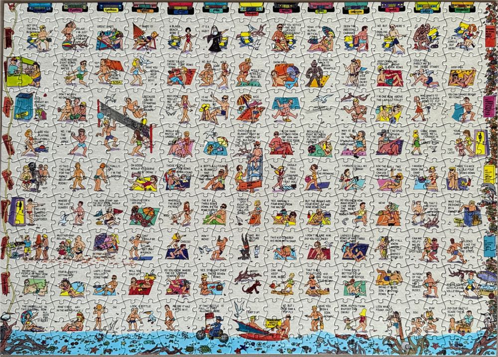 The Talking Jigsaw The Beach - Buffalo Games, Inc. puzzle collectible [Barcode 079346003013] - Main Image 2