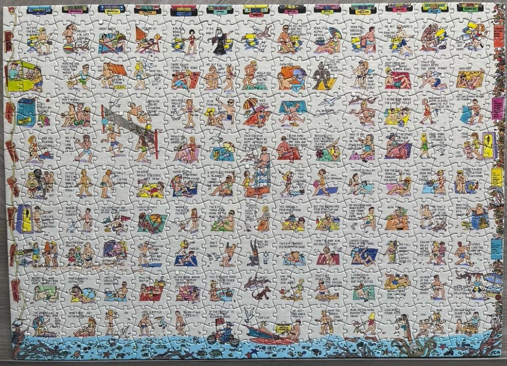 The Talking Jigsaw The Beach - Buffalo Games, Inc. puzzle collectible [Barcode 079346003013] - Main Image 3