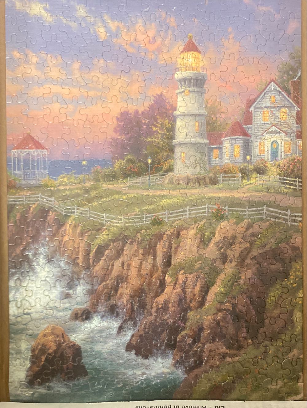Thomas kinkade Victorian Light  puzzle collectible - Main Image 2