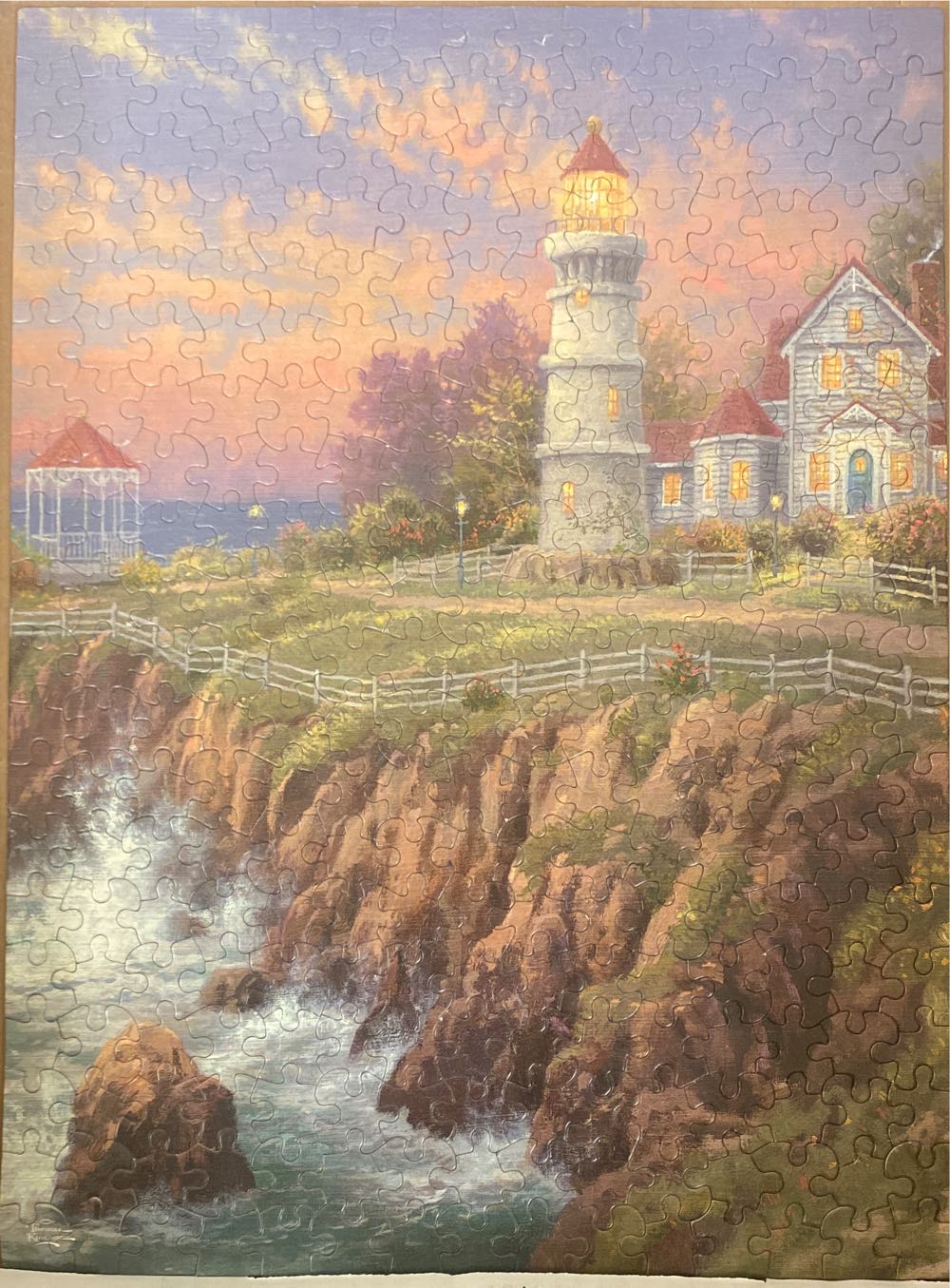 Thomas kinkade Victorian Light  puzzle collectible - Main Image 4