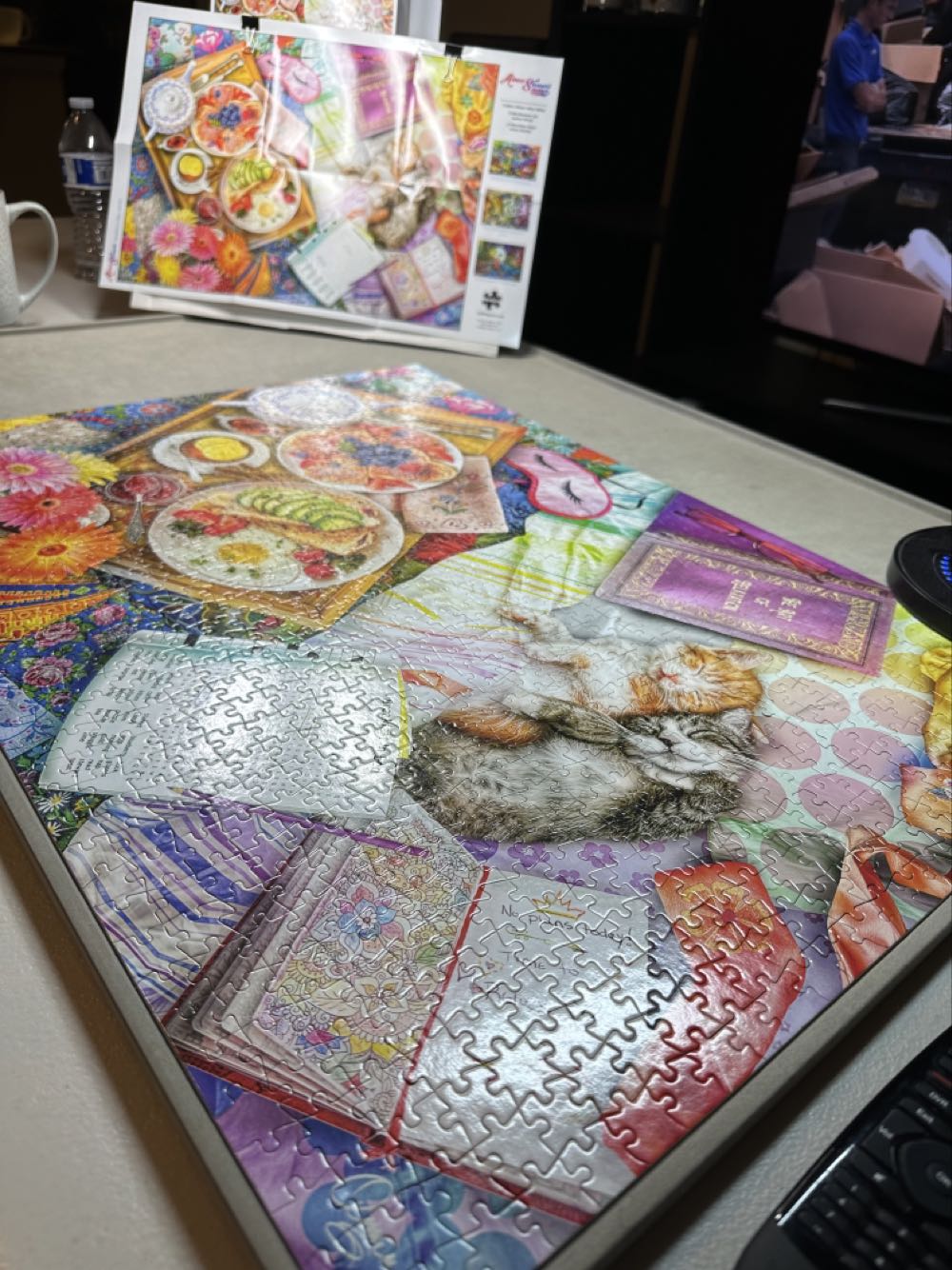 Breakfast in Bed - SOLD - Buffalo puzzle collectible - Main Image 3