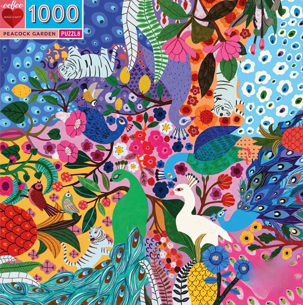 Peacock Garden - Eeboo puzzle collectible - Main Image 2