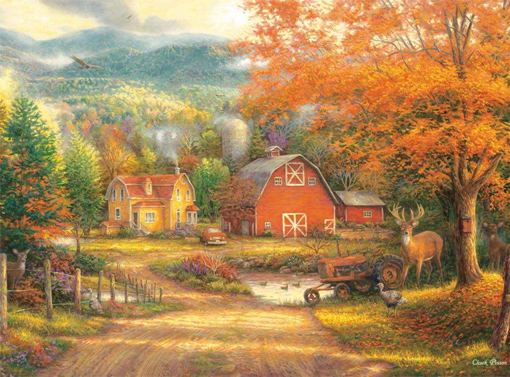 Country Roads Take Me Home - Buffalo puzzle collectible - Main Image 1