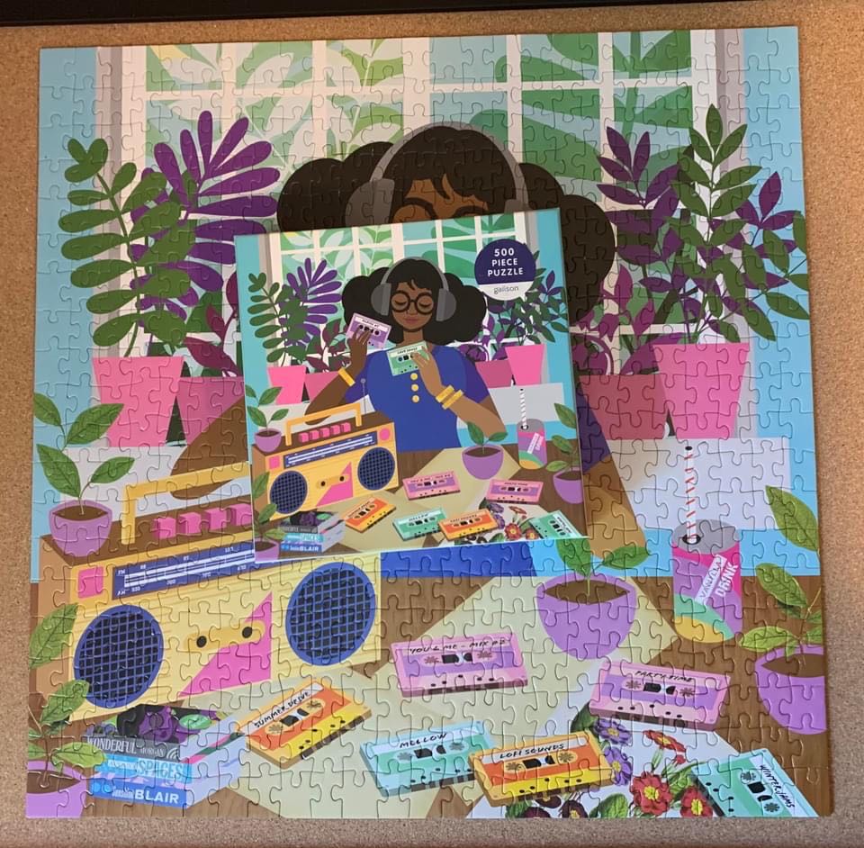 Mixtape Afternoon - Galison puzzle collectible [Barcode 9780735375703] - Main Image 3