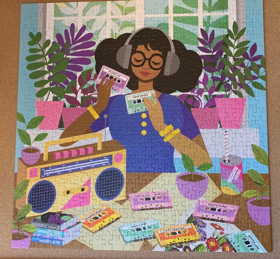 Mixtape Afternoon - Galison puzzle collectible [Barcode 9780735375703] - Main Image 4