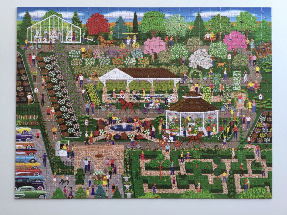 Botanical Garden Flower Show - CraZArt puzzle collectible [Barcode 4895145421331] - Main Image 2