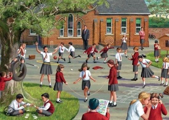 Back To School (Petra Lenen) - Falcon de luxe puzzle collectible [Barcode 8710126110652] - Main Image 2