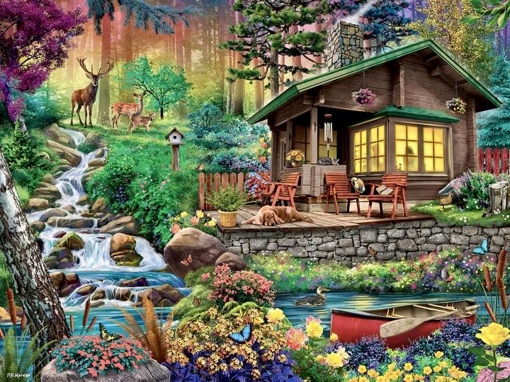 Cabin In The Woods - Nannie - White Mountain puzzle collectible [Barcode 6050265363338] - Main Image 2