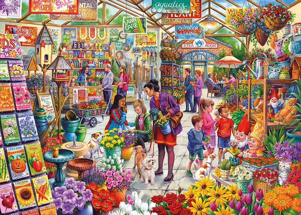 Gardeners Delight - Gibsons puzzle collectible [Barcode 5012269035483] - Main Image 2