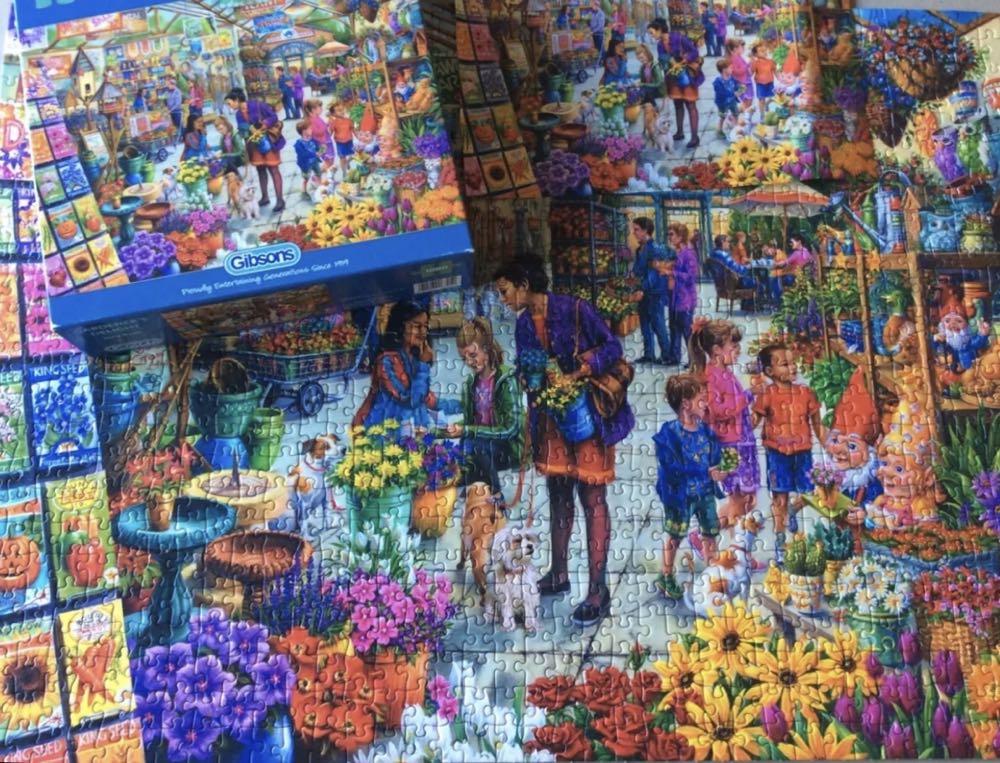 Gardeners Delight - Gibsons puzzle collectible [Barcode 5012269035483] - Main Image 4