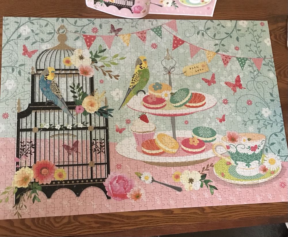 Bunting And Bird House - Cancer Research Uk puzzle collectible [Barcode 5056238542725] - Main Image 2