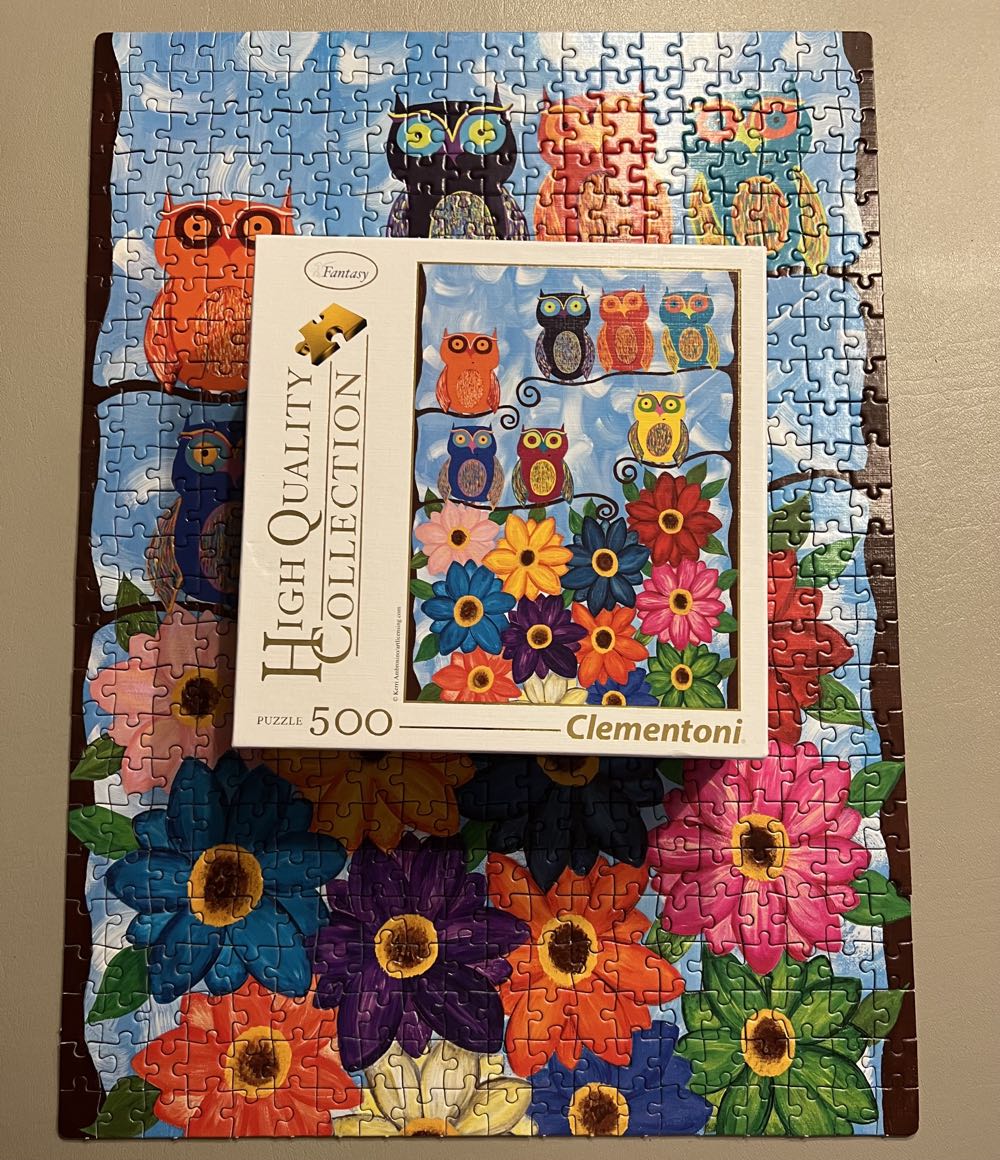 Cute Little Owls - Clemantoni puzzle collectible [Barcode 8005125959785] - Main Image 3