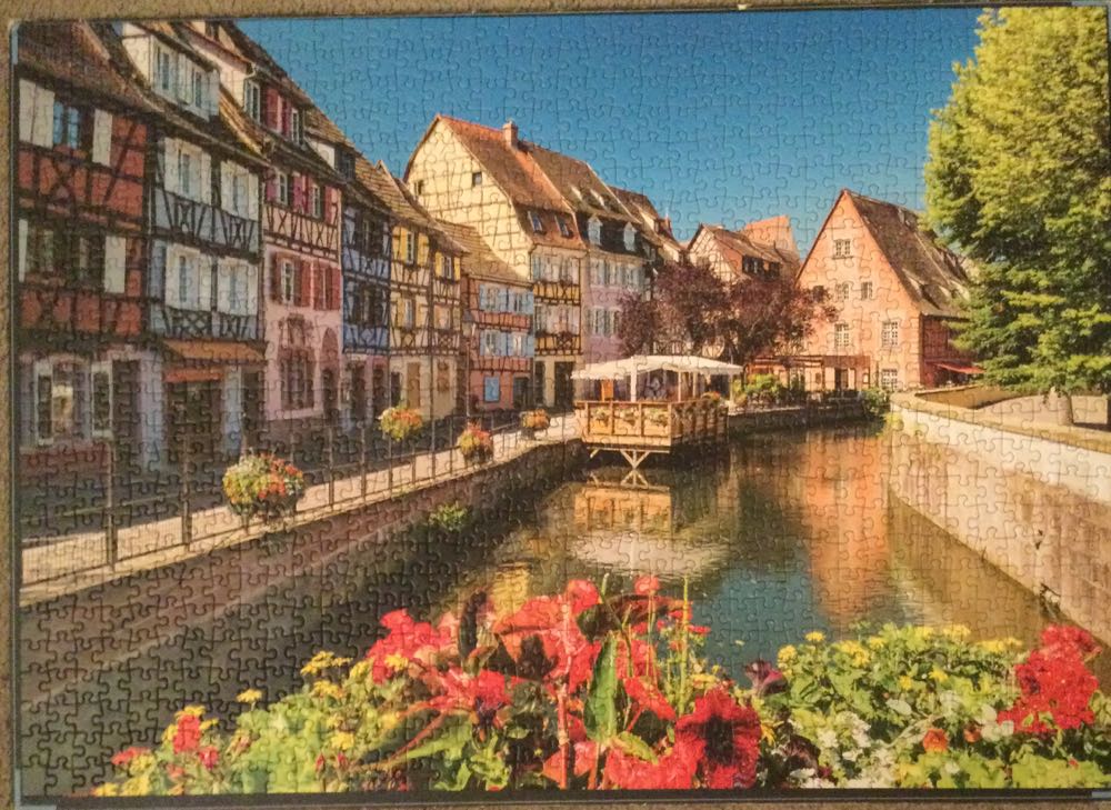 Dörfchen mit Fachwerkhäusern 58359 - Schmidt puzzle collectible [Barcode 4001504583590] - Main Image 2