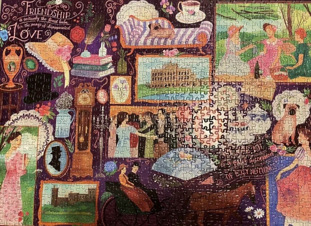 Book Club Jane Austen (Maken En Contr) - Gibsons puzzle collectible [Barcode 5012269071214] - Main Image 3