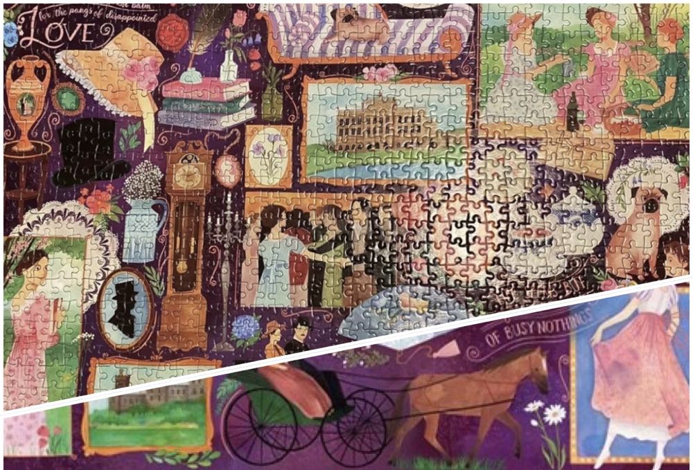 Book Club Jane Austen (Maken En Contr) - Gibsons puzzle collectible [Barcode 5012269071214] - Main Image 4