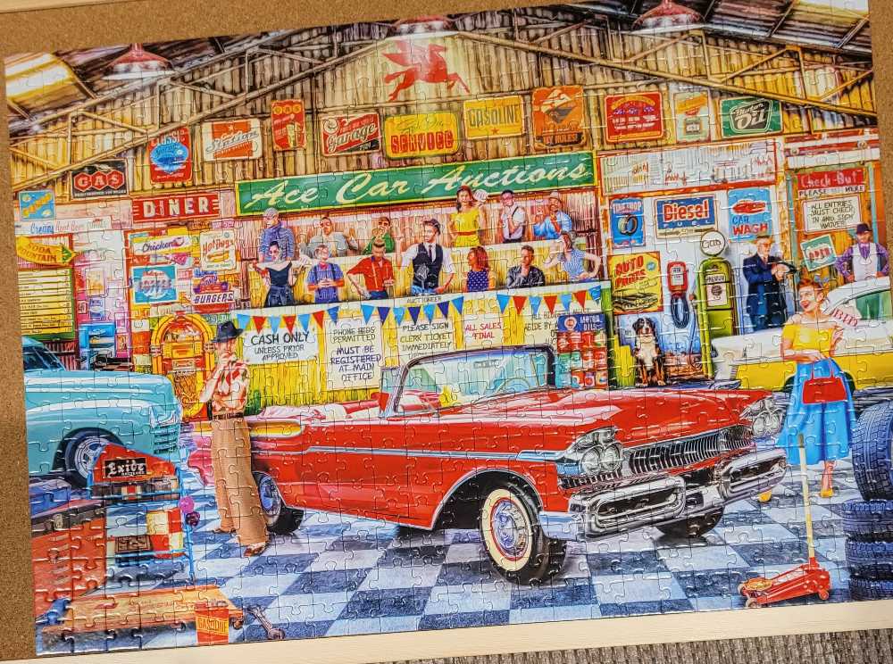 Ace Car Auctions - Corner Piece 🇬🇧 puzzle collectible [Barcode 5052089325968] - Main Image 2