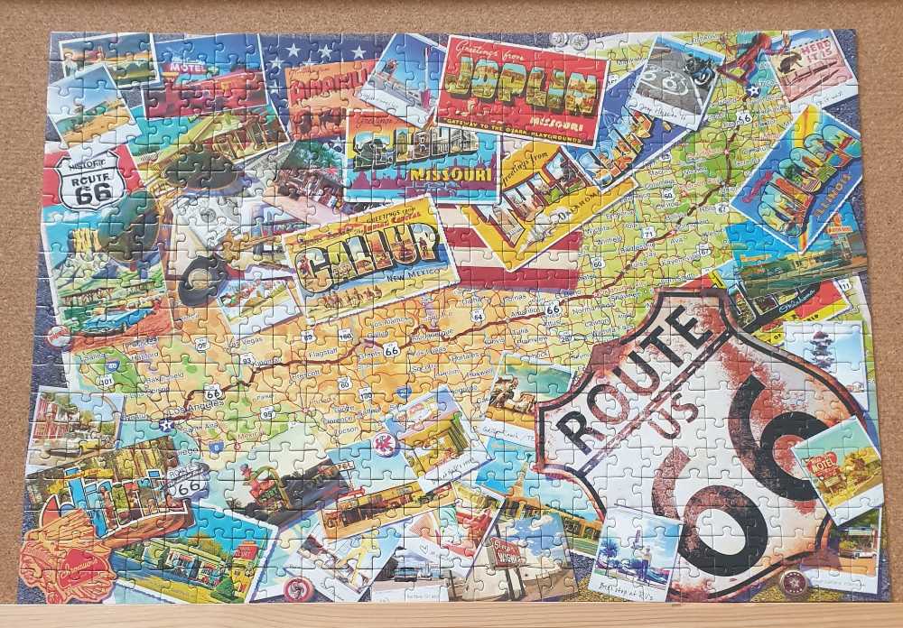 Route 66 - Corner Piece puzzle collectible [Barcode 5052089326002] - Main Image 2