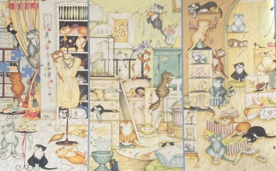 Cats At Large Washington Green  (Briefje PM) - WHSMITH puzzle collectible [Barcode 30873063] - Main Image 2