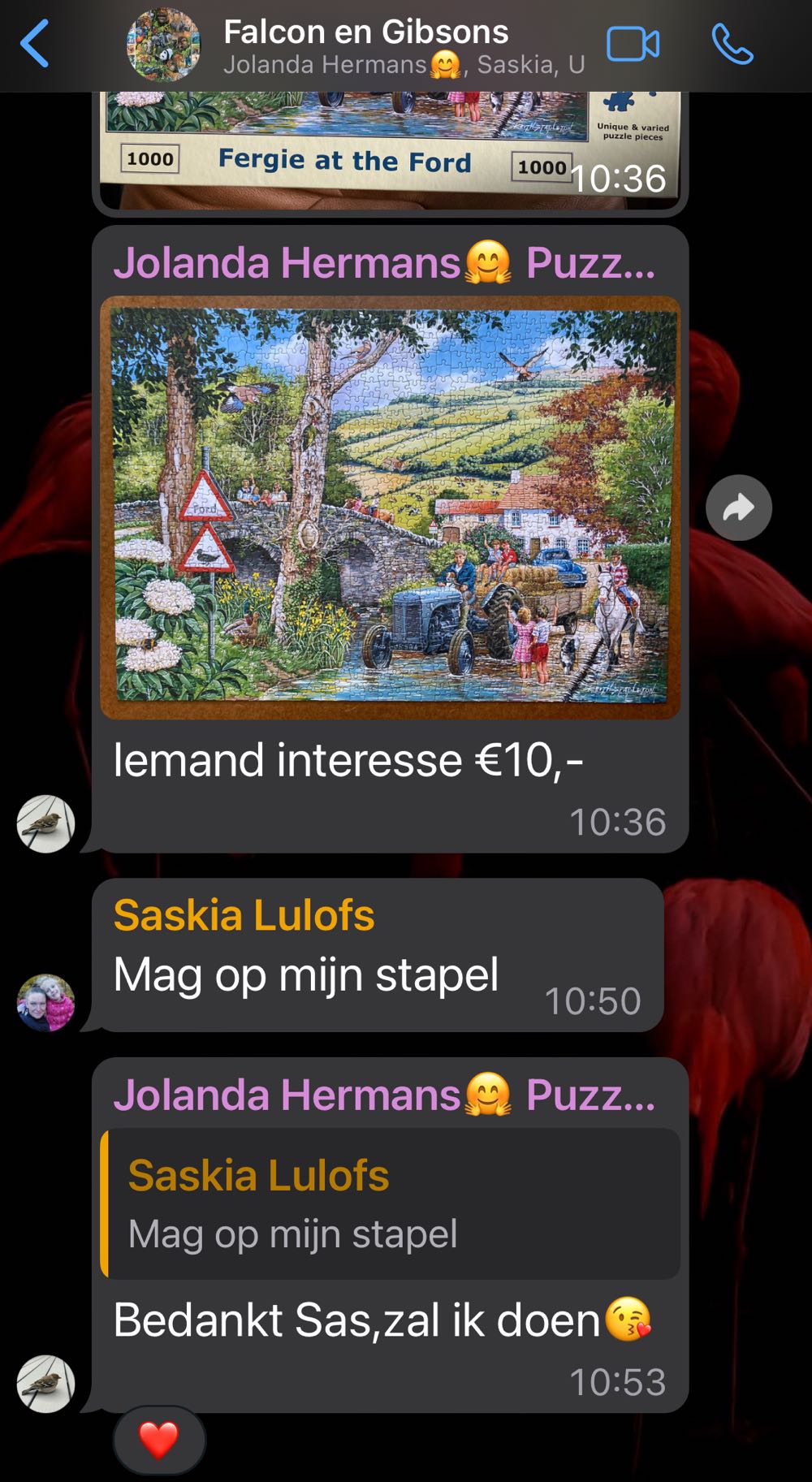 Fergie At The Ford  - House of Puzzles Ltd HOP, The puzzle collectible [Barcode 5060002005545] - Main Image 4