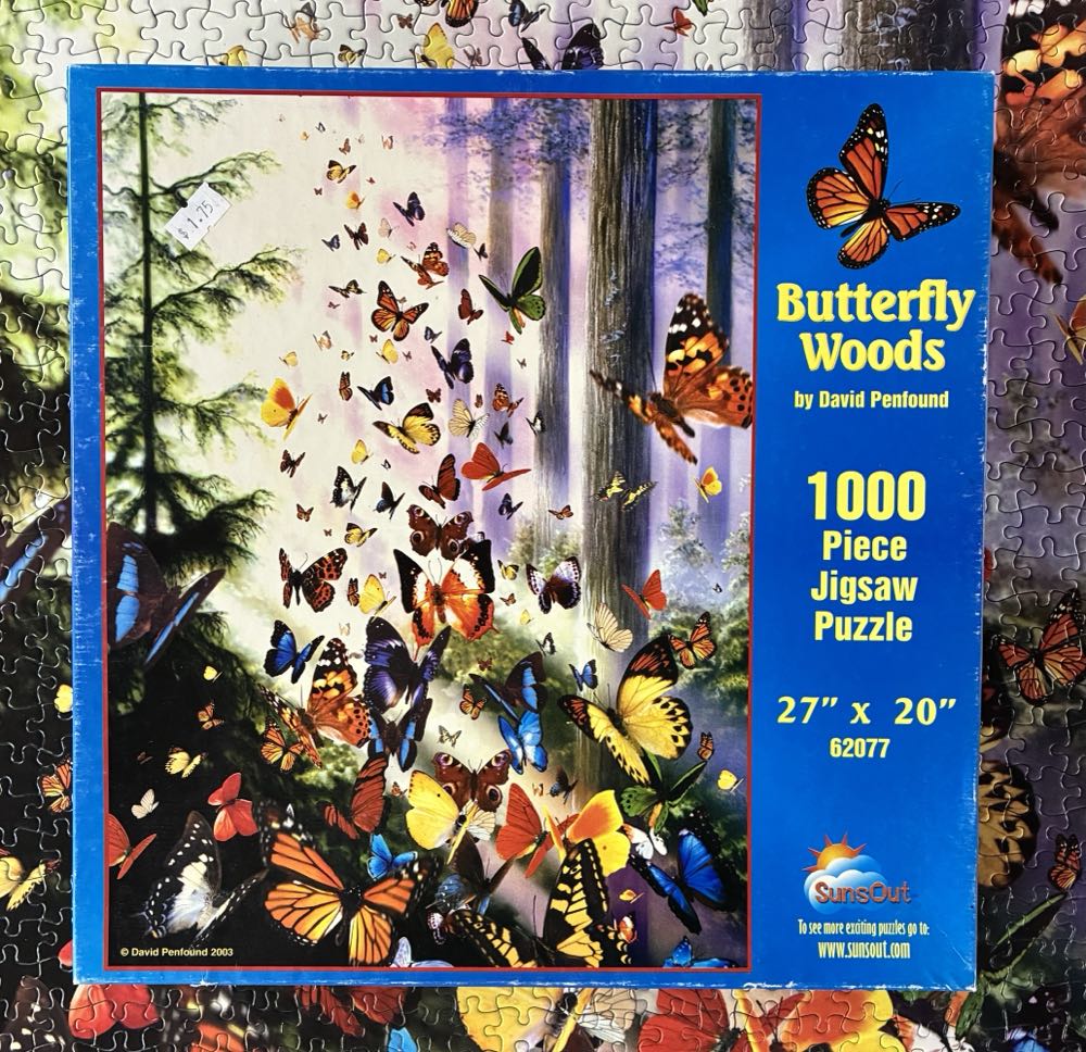Butterfly Woods - SunsOut puzzle collectible [Barcode 796780620773] - Main Image 2