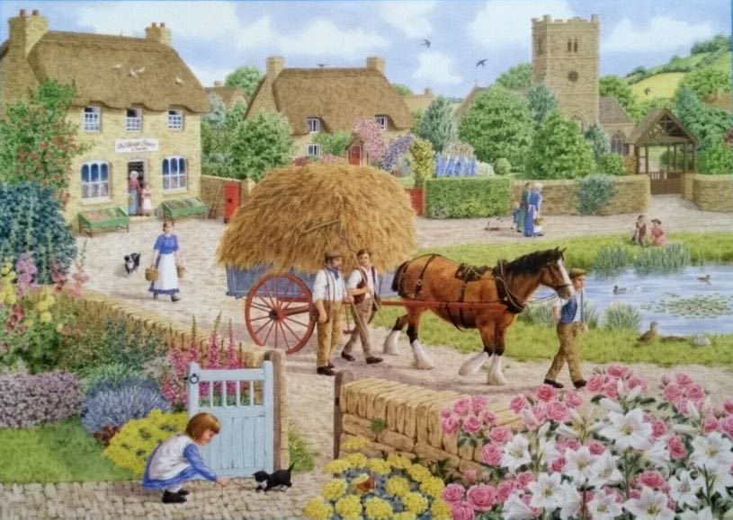 Summer Village - WHSMITH puzzle collectible [Barcode 35538752] - Main Image 2