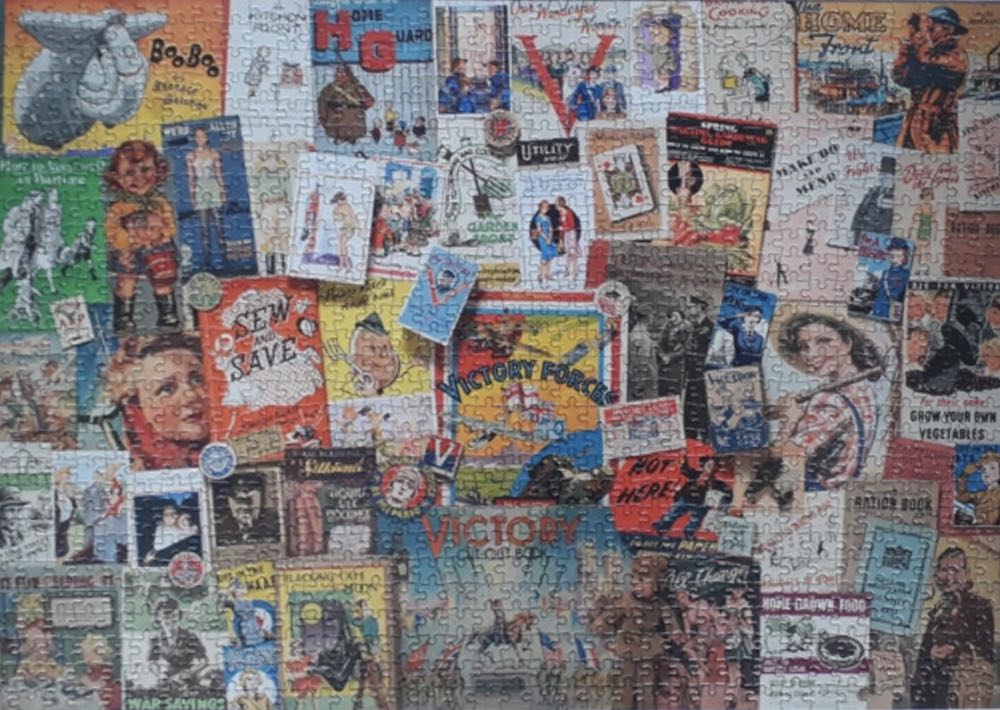 Second World War Victory In Europe - Gibsons puzzle collectible [Barcode 5012269070644] - Main Image 3