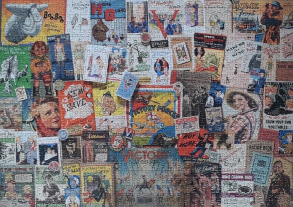 Second World War Victory In Europe - Gibsons puzzle collectible [Barcode 5012269070644] - Main Image 4