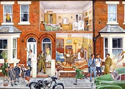 Memory Lane - Our House 1950’s - Gibsons puzzle collectible [Barcode 5012269070583] - Main Image 2