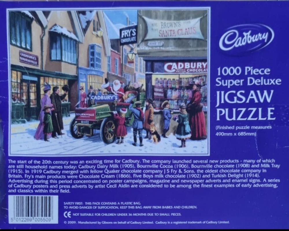 Cadbury - Gibsons puzzle collectible [Barcode 5012269005509] - Main Image 3