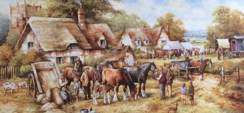 The Horse Fair - Gibsons puzzle collectible [Barcode 5012269006117] - Main Image 2