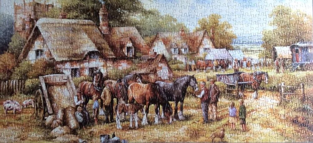 The Horse Fair - Gibsons puzzle collectible [Barcode 5012269006117] - Main Image 3