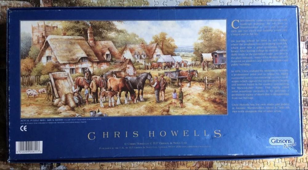 The Horse Fair - Gibsons puzzle collectible [Barcode 5012269006117] - Main Image 4