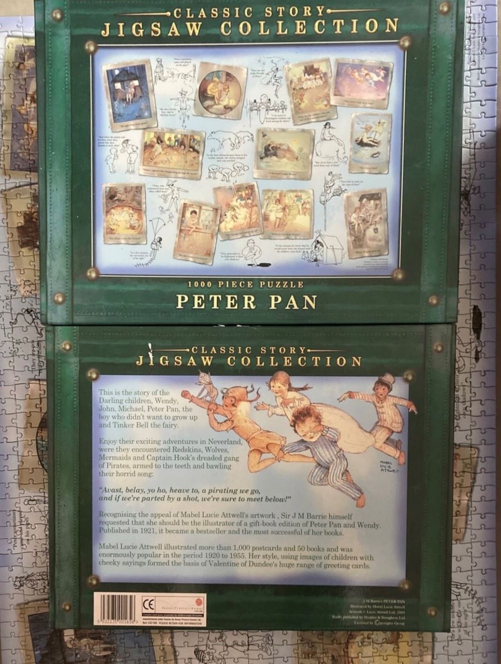 Peter Pan Classic Story - Susan Prescott Games puzzle collectible [Barcode 5032235001656] - Main Image 4
